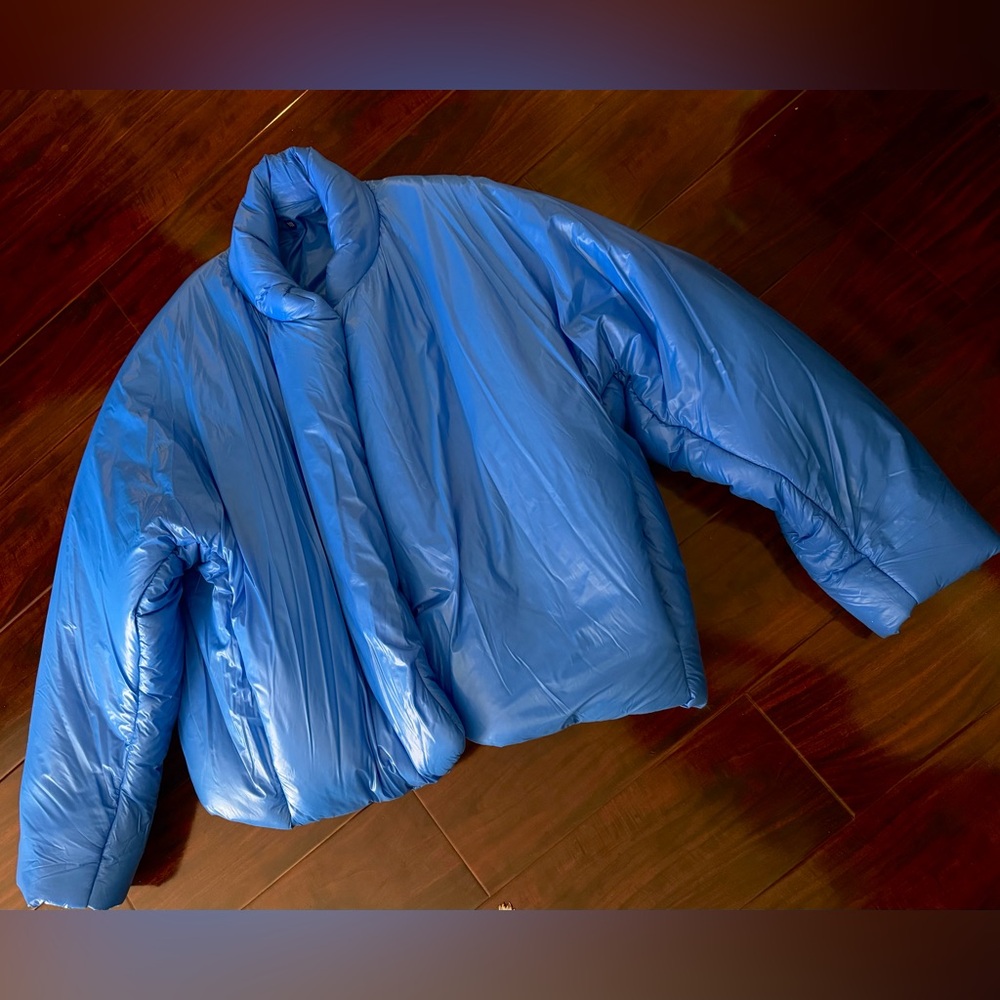 Yeezy Gap Blue Puffer Jacket